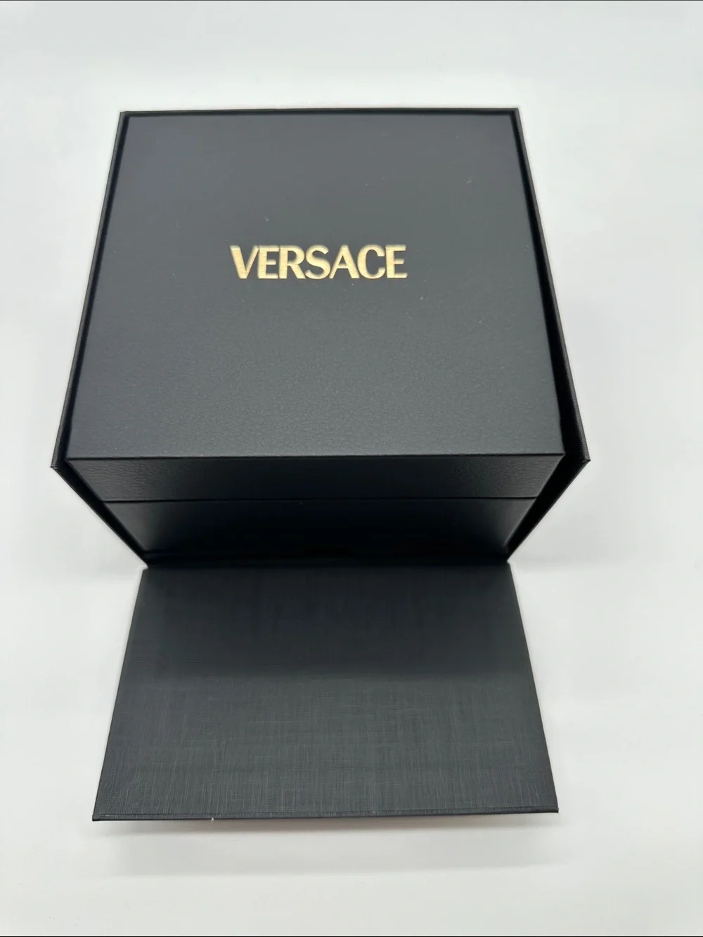 Versace V-Lady Chrono Square 40mm Light Blue Dial